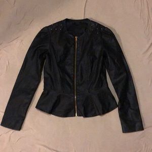 Faux Leather Jacket